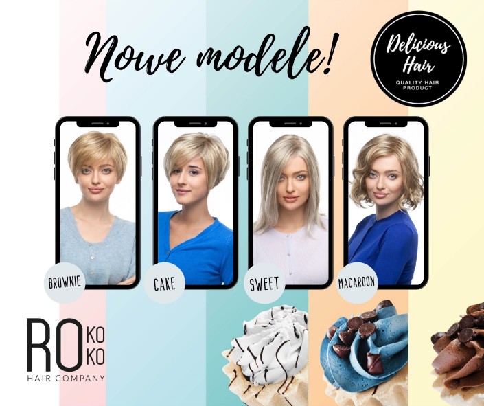 Nowe peruki syntetyczne z kolekcji Delicious Hair!